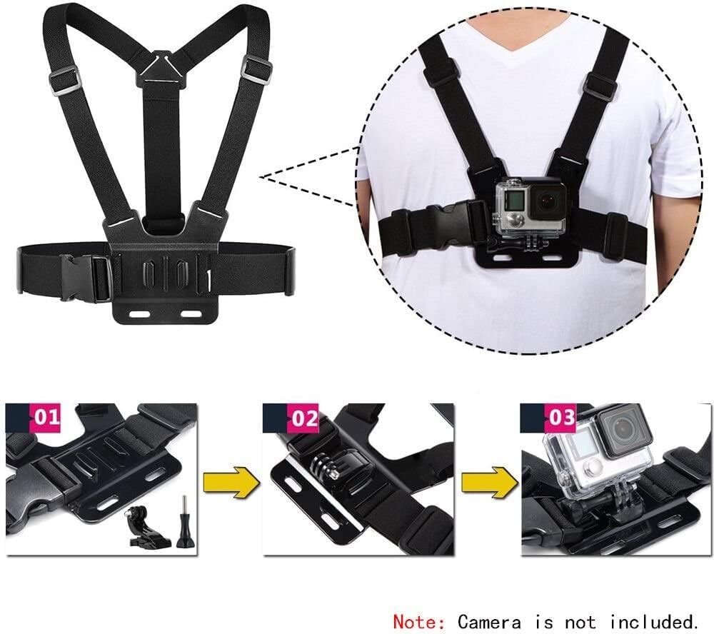 Kit de Accesorios para Cámara de Acción Universal VVHOOY 3 en 1