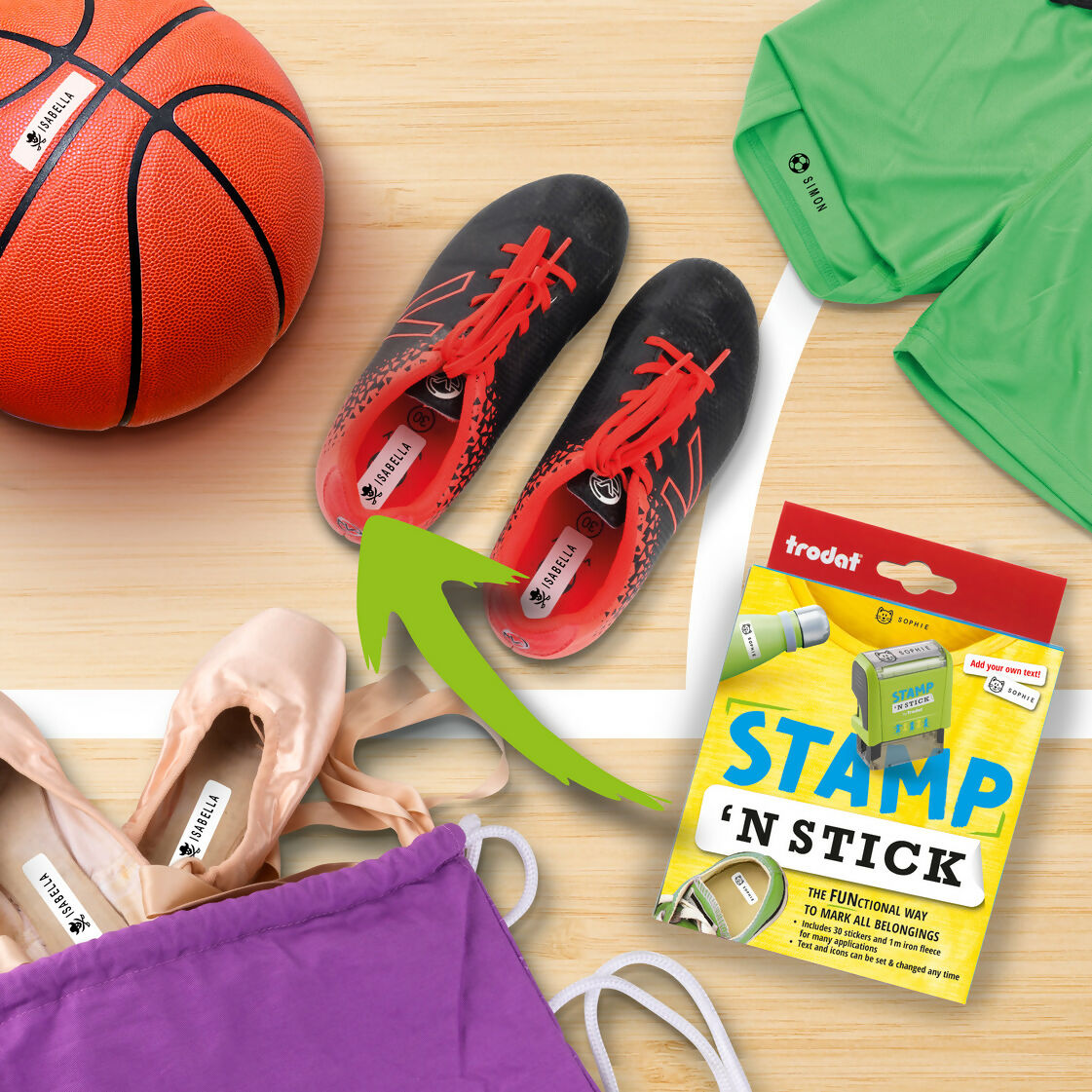 Rotulador escolar STAMP & STICK