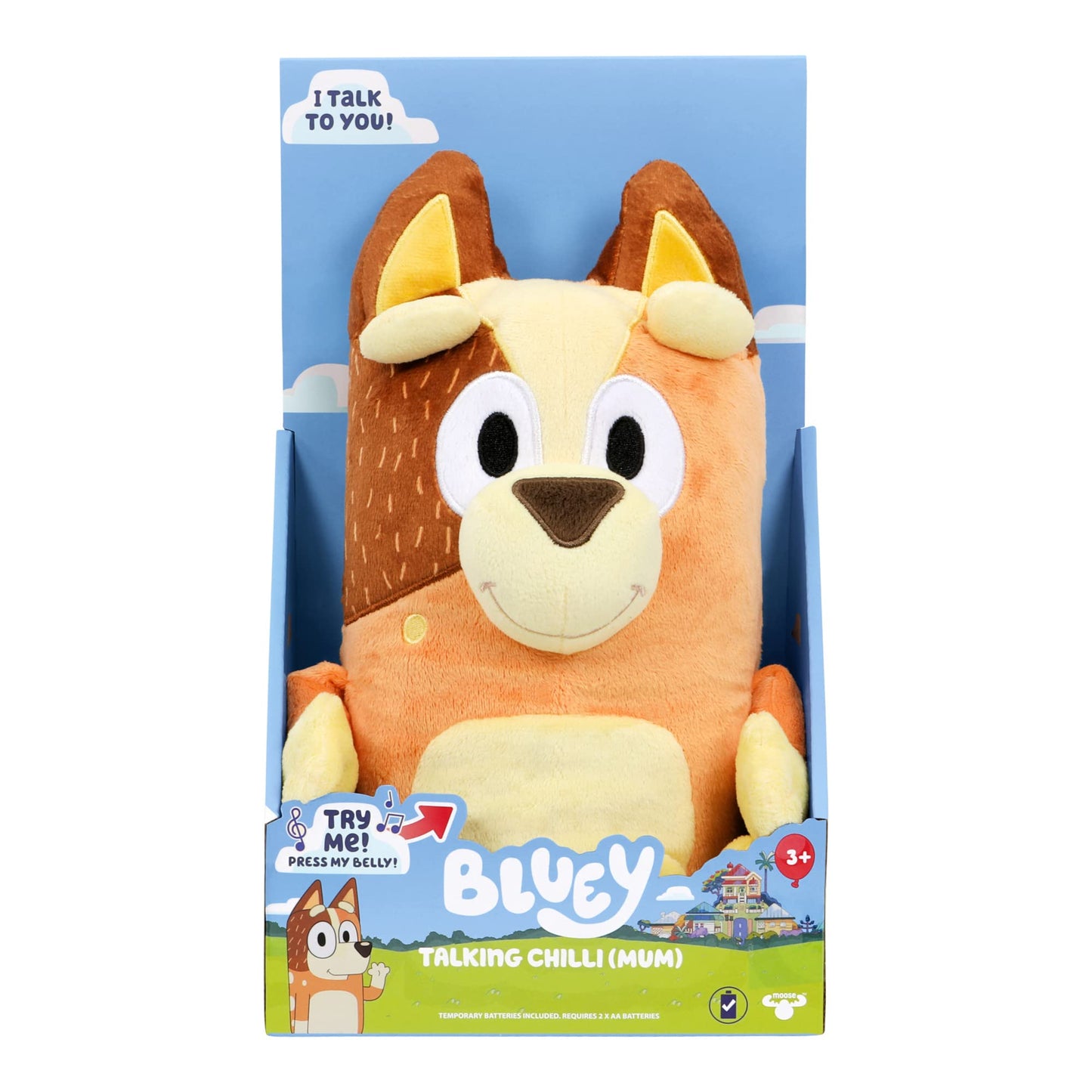 Bluey - Peluche Parlante de 13" - Interactivo