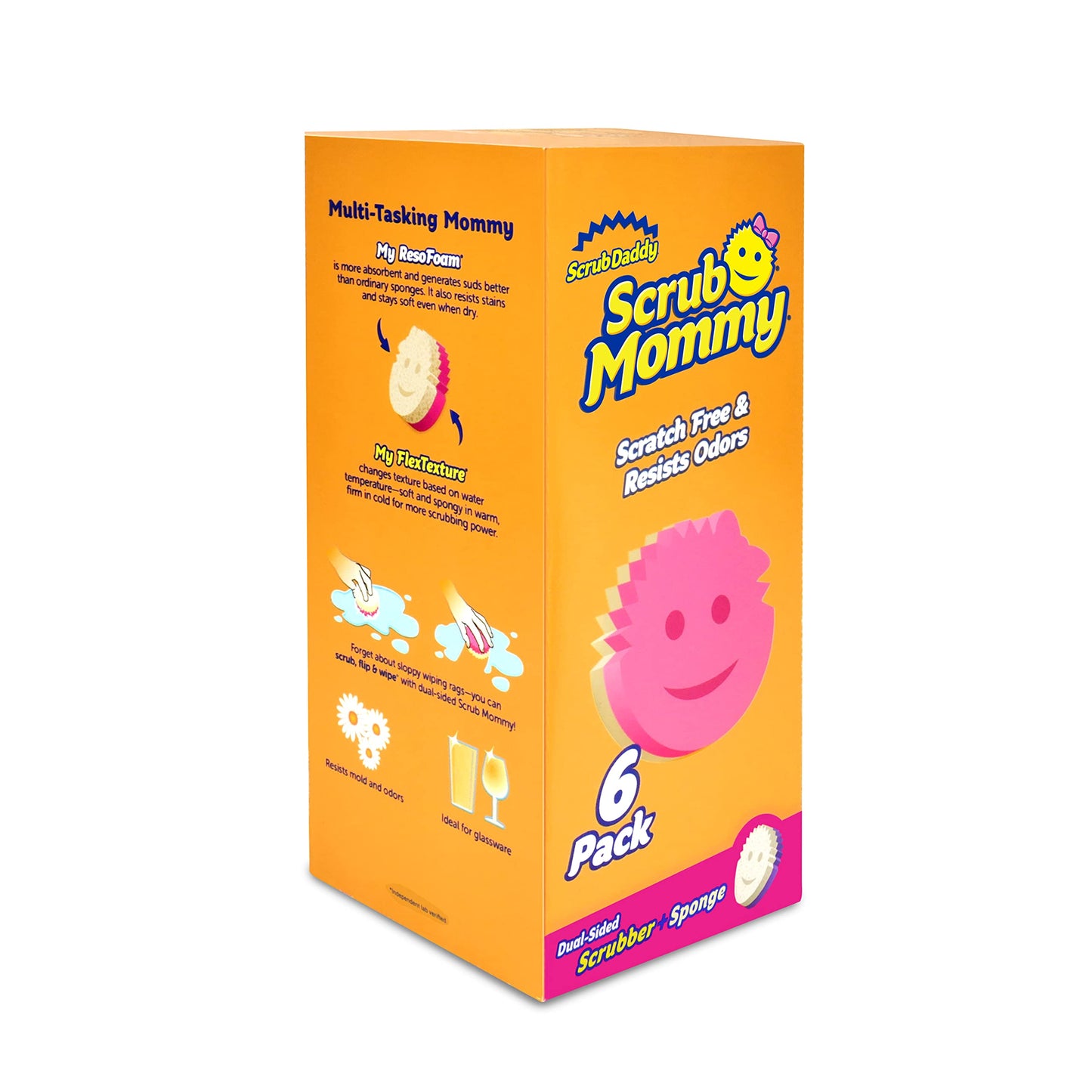 Scrub Daddy Scrub Mommy - Esponja para Platos y Limpieza sin Rayar