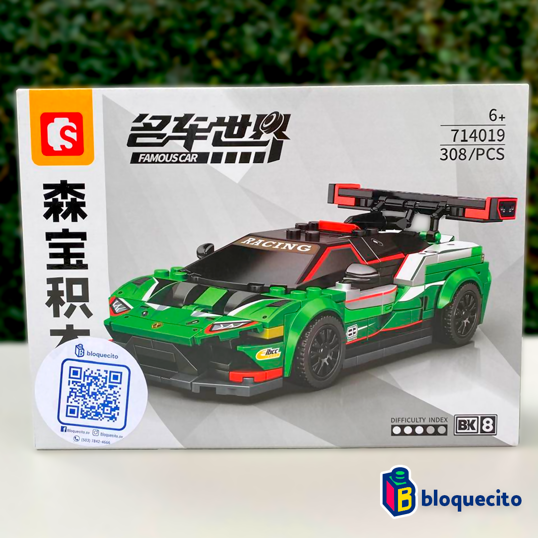 SEMBO | Carro RACING verde