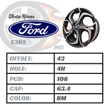 1 Set de 4 rines 16 para Ford 4 Hoyos
