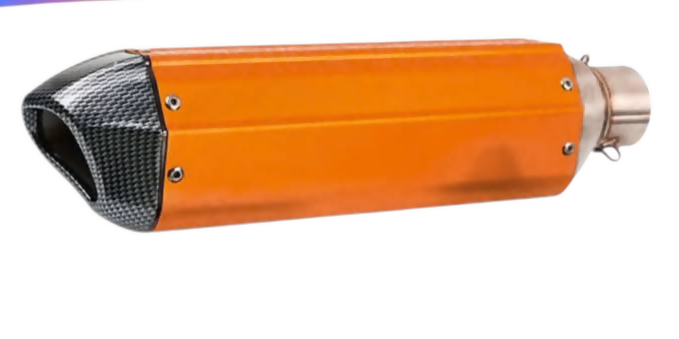 Escape Akrapovic NARANJA NEGRO con silenciador incluido