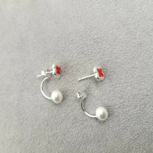 Arete Perla Plata 925
