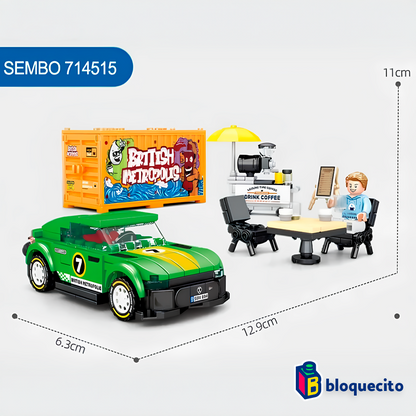 SEMBO | BRITISH Metro Police verde 714515