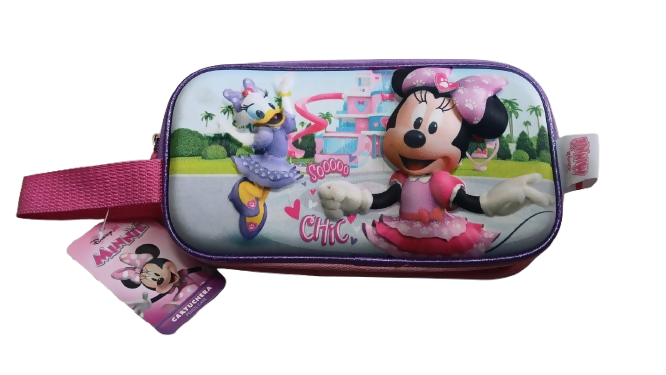 ESTUCHE DOBLE 3D MINNIE