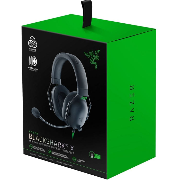 Razer BlackShark V2 Gaming Wired Headphones Black