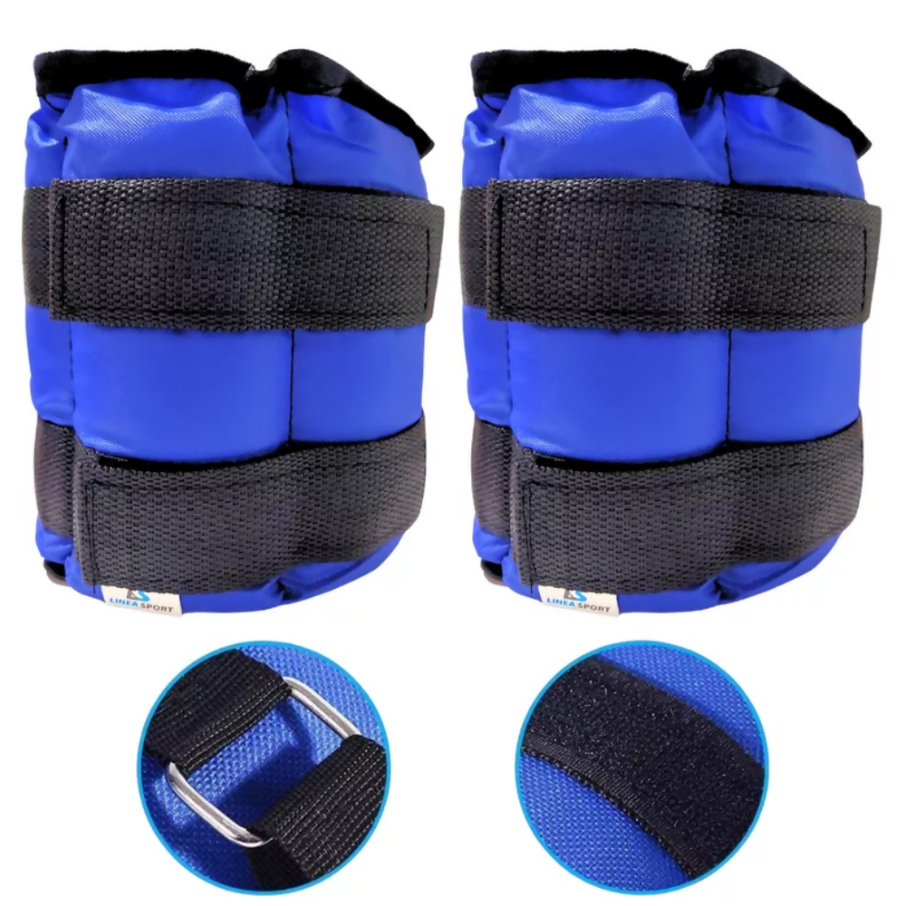 Par de pesas tobillera/muñequera de 5 KG