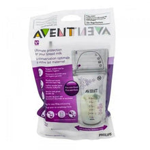 Set de 25 bolsas para almacenar leche marca Avent