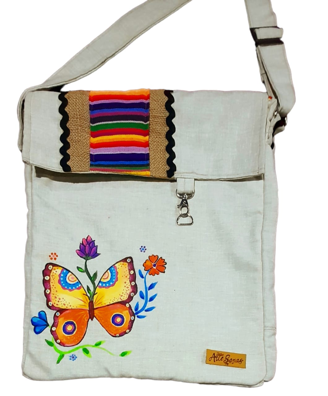 Bolso artesanal pintado a mano personalizado