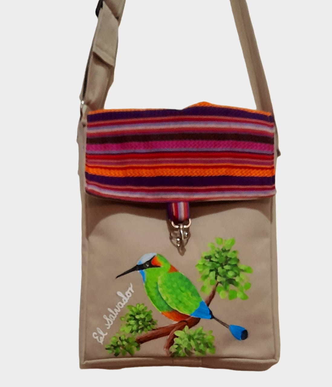 Bolso artesanal pintado a mano personalizado