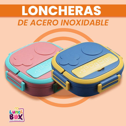 LONCHERA DE ACERO INOXIDABLE - Blue