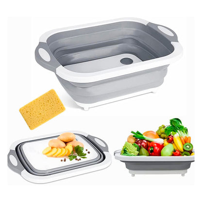 Tabla plegable para picar alimentos 2 en 1