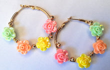 Argollas con flores