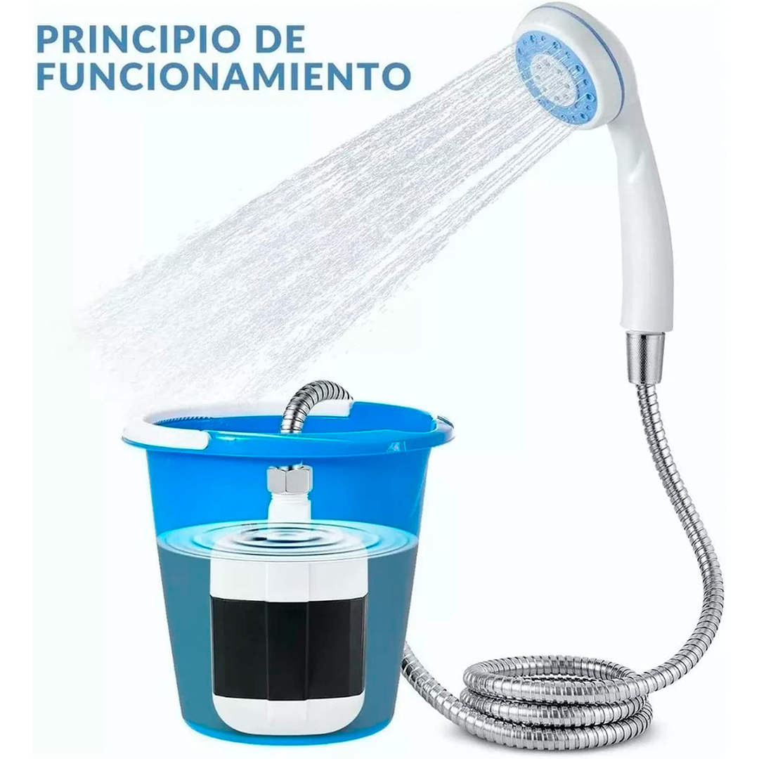 Bomba de Ducha Portátil