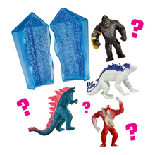 Cristal de Tierra con Mini Monstruo Sorpresa 6.5cm. Godzilla x Kong