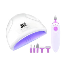 Set de lámpara led y drill eléctrico para uñas