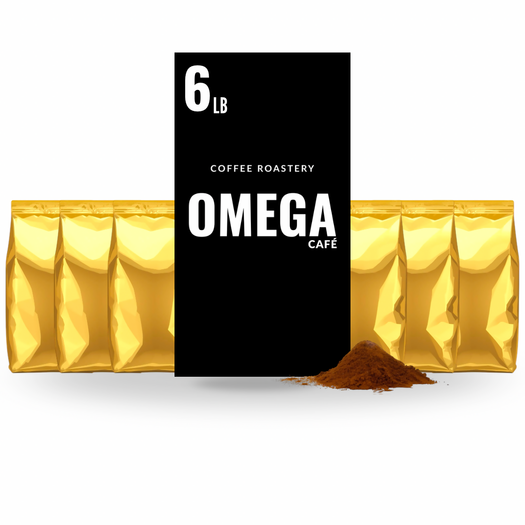 OMEGA, café Tostado y Molido Premium 454 UND 6 units