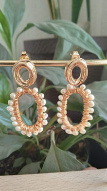 Aretes de perlas