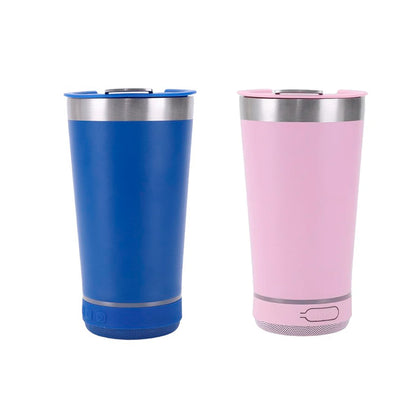 Vaso térmico con bocina bluetooth