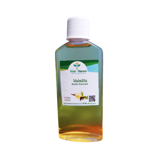 Aceite esencial de vainilla.