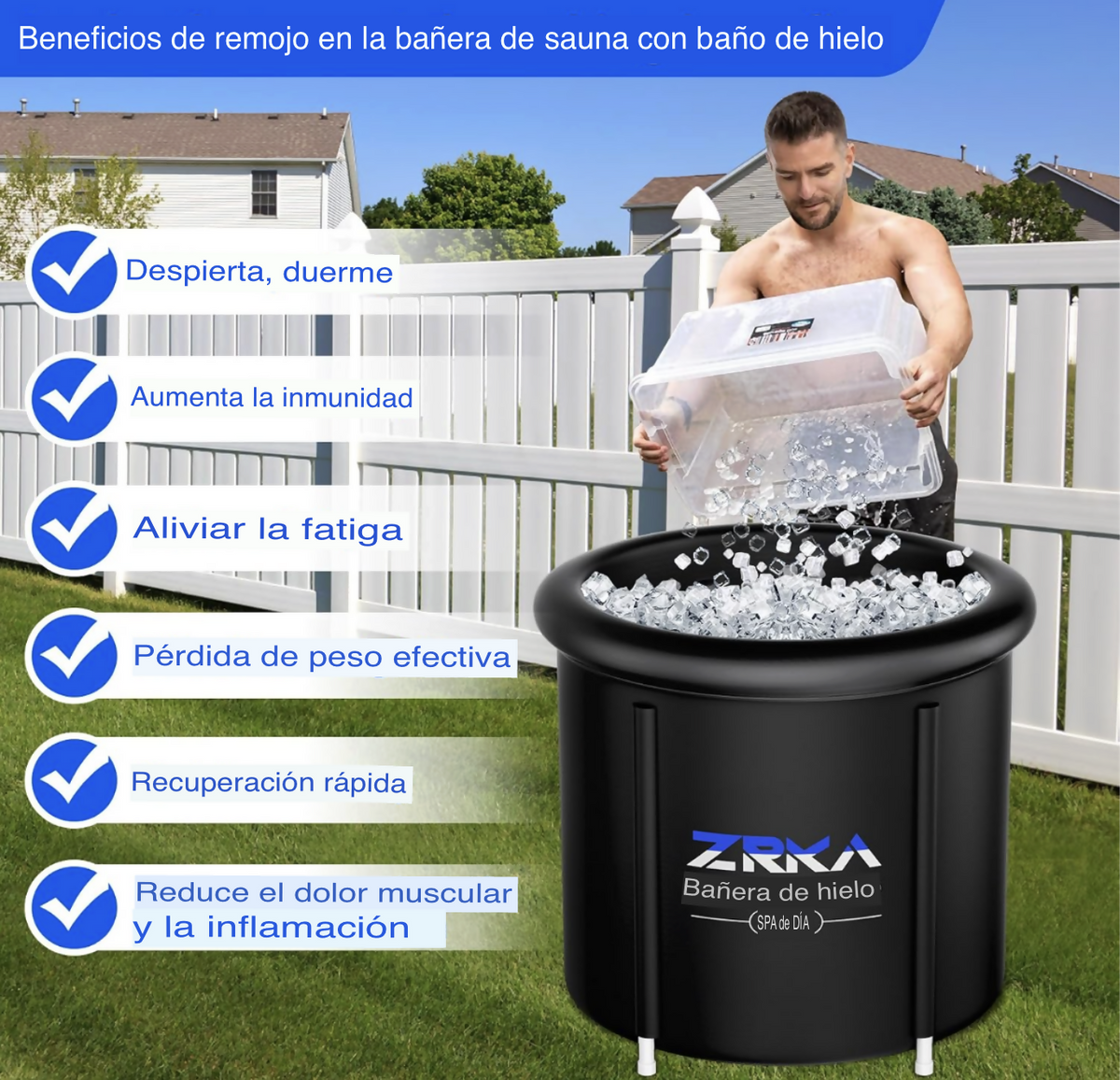 TINA PARA HIELO TERAPIA XL