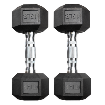 Mancuernas Hexagonales 15LBS (Par)