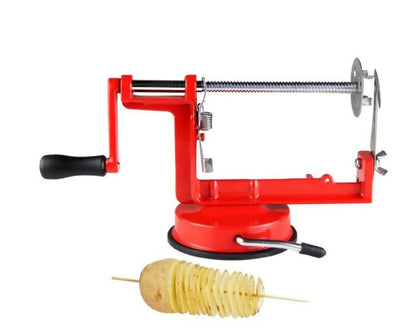 Pelador de frutas en espiral