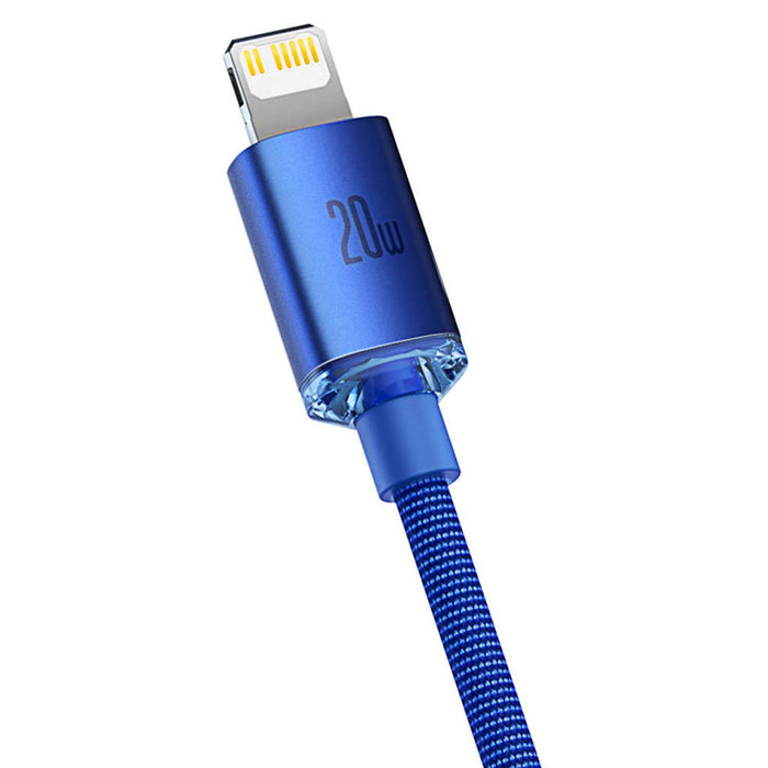 Baseus Crystal Shine Cable Type-C to iP 20W 2m Blue
