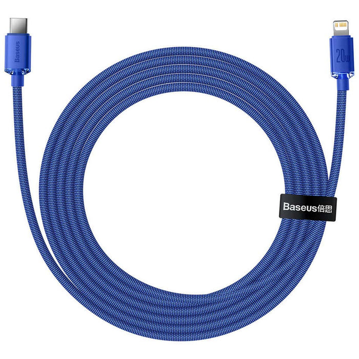 Baseus Crystal Shine Cable Type-C to iP 20W 2m Blue