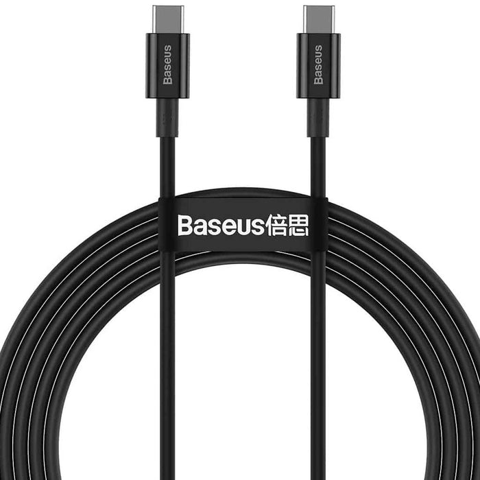 Baseus Superior Series Fast Charging Data Cable Type-C to Type-C 100W 2m Black