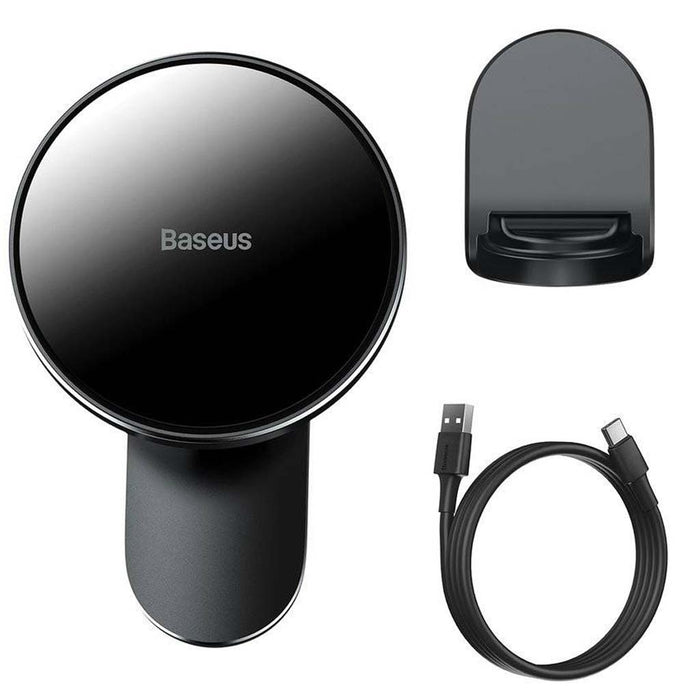 Baseus Big Energy Car Mount Wireless Charger Black