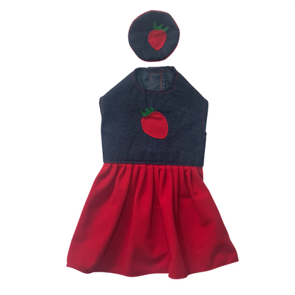 Vestido de Gala para Perritas con Bolso y Bandolera Incluida