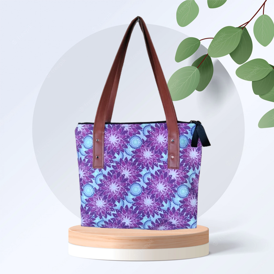 Bolso MERCI Flores moradas