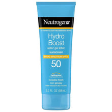 Neutrogena Hydro Boost water gel lotion sunscreen SPF50