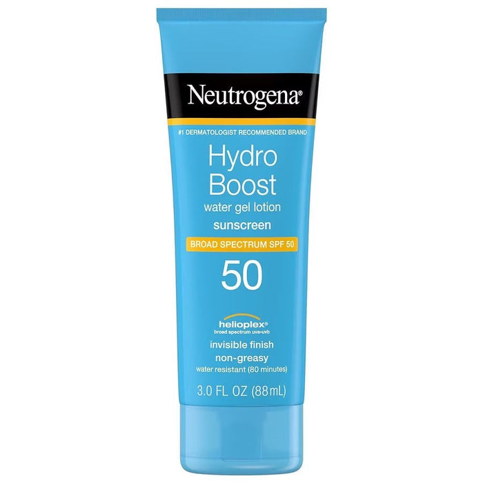 Neutrogena Hydro Boost water gel lotion sunscreen SPF50