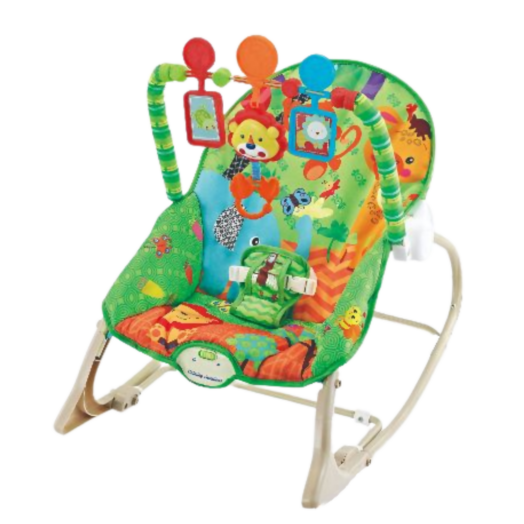 Silla mecedora con vibración para bebé