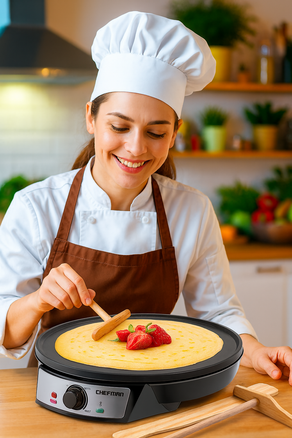 Crepera y plancha de 30 cm /12"