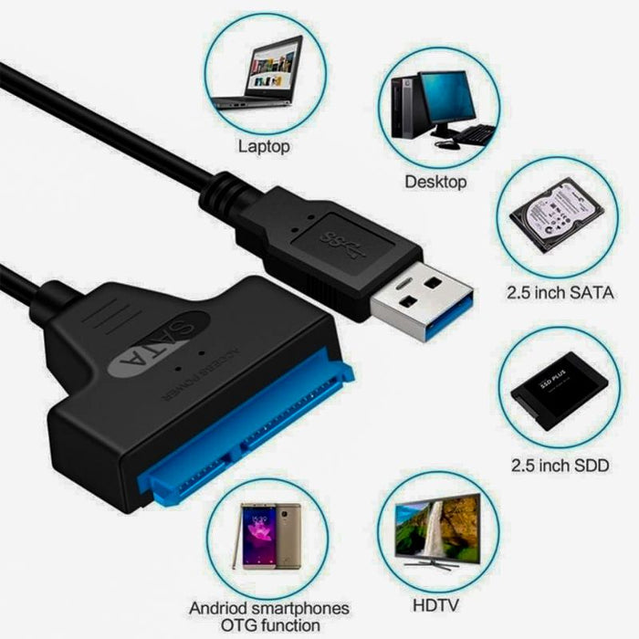 CABLE USB A SATA II.
