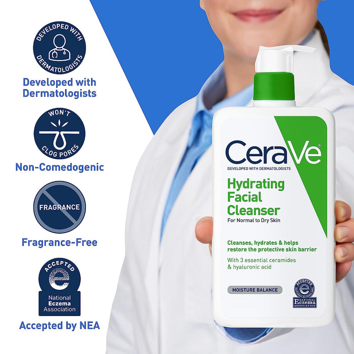 CeraVe - Limpiador facial hidratante