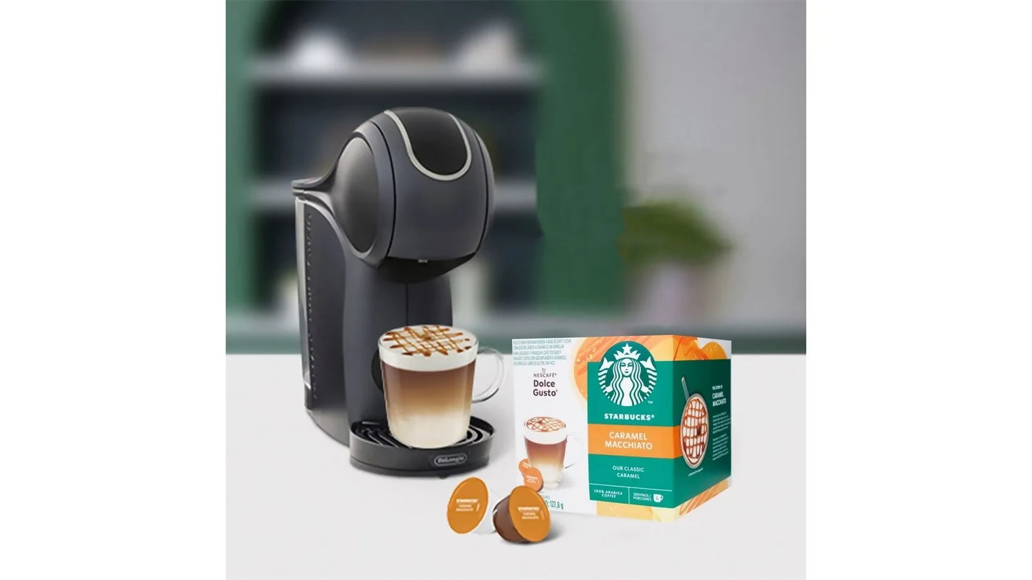 CARAMEL MACCHIATO, 100% ARABICA COFFEE, DOLCE GUSTO, 6 SERVINGS, 127.8 G