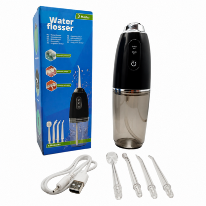 Irrigador bucal recargable portátil