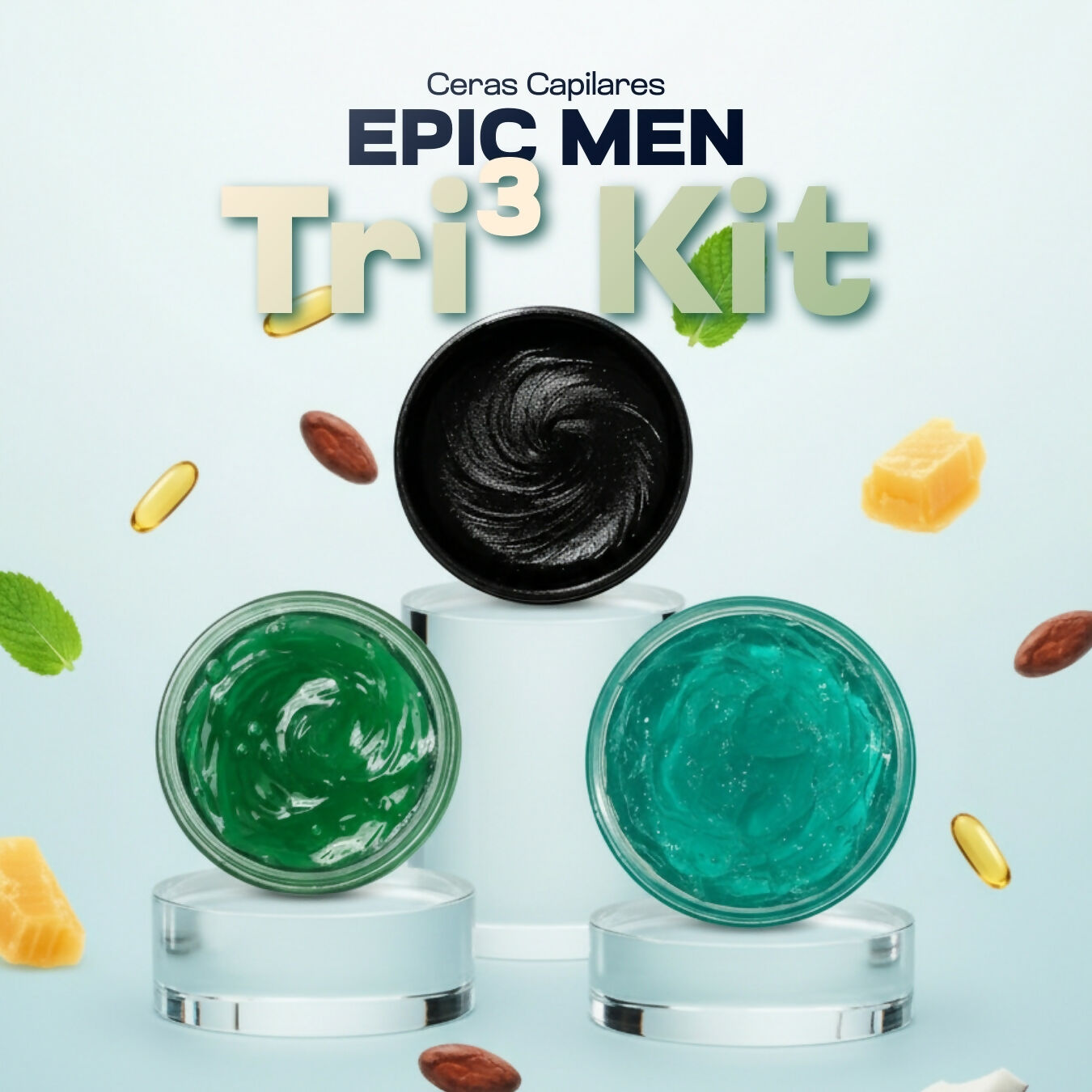 Tri 3 Kit Ceras Capilares EPIC MEN