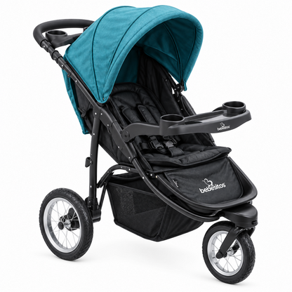 Coche para bebé con cargador/portabebé y base