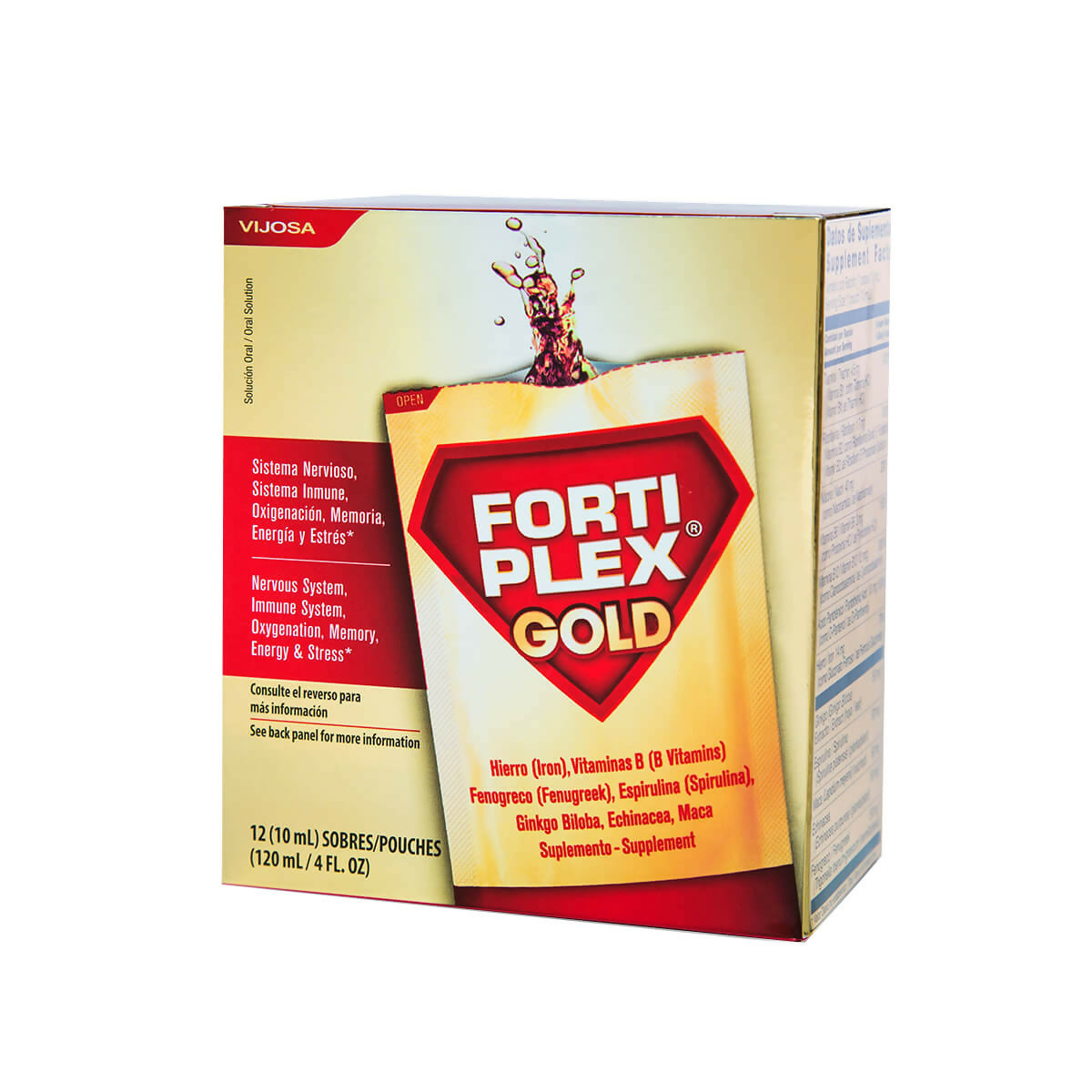 Fortiplex Gold 10 ML 12 Sobres – AeroMall - Centro comercial virtual