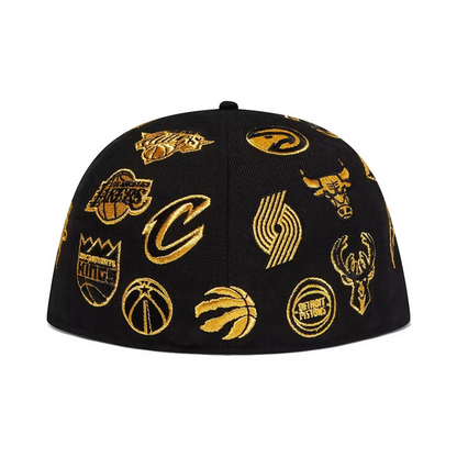 Gorra OVO x NBA All‑Over Icon Gold 59FIFTY
