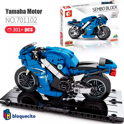 SEMBO | MOTO Yamaha Azul