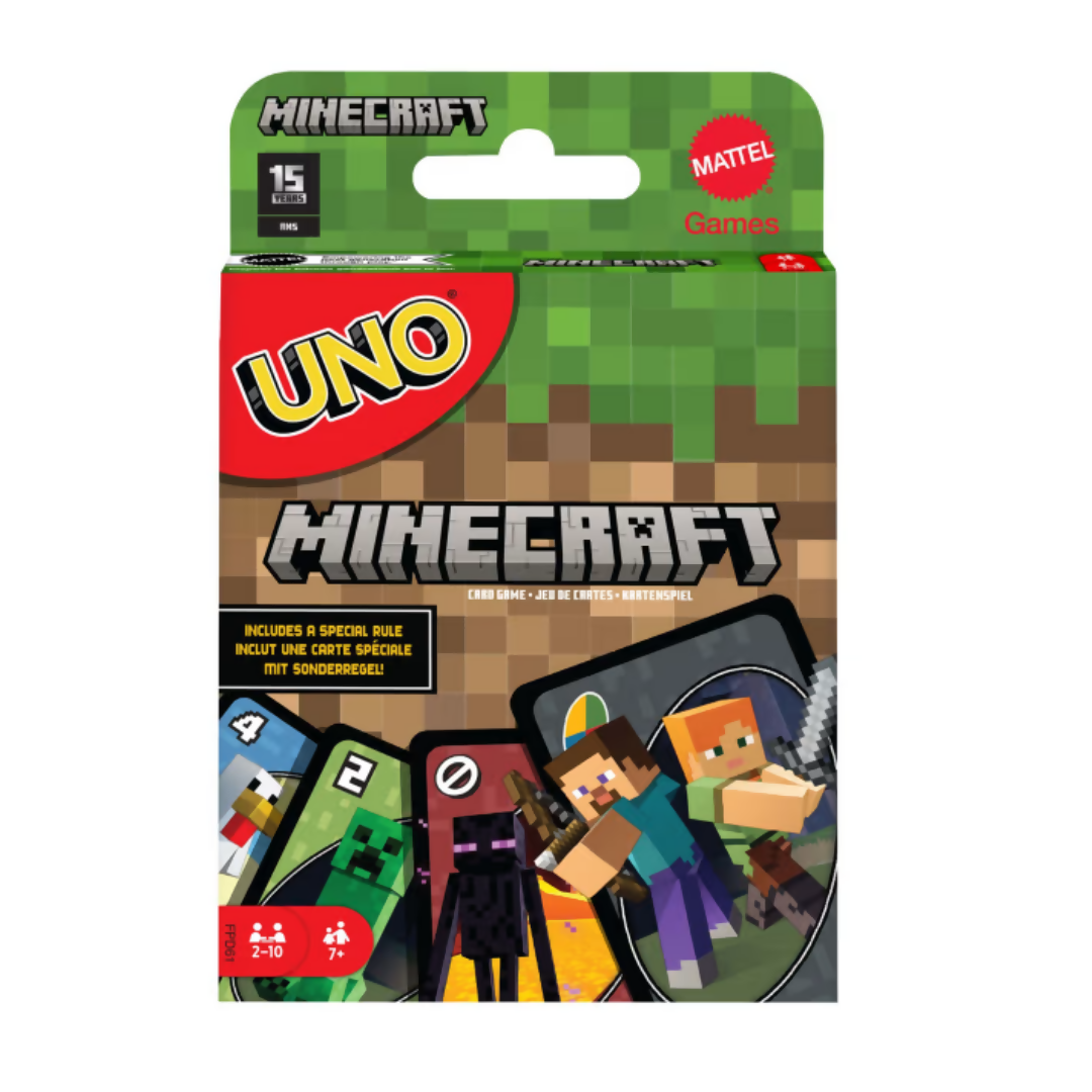 UNO Minecraft juego de mesa Mattel Games