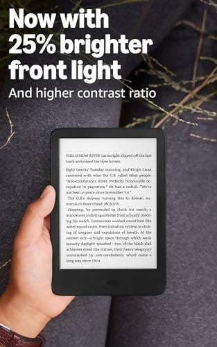 Amazon Kindle 16 GB — Pantalla 300 ppi Sin Reflejos, Luz Fronta