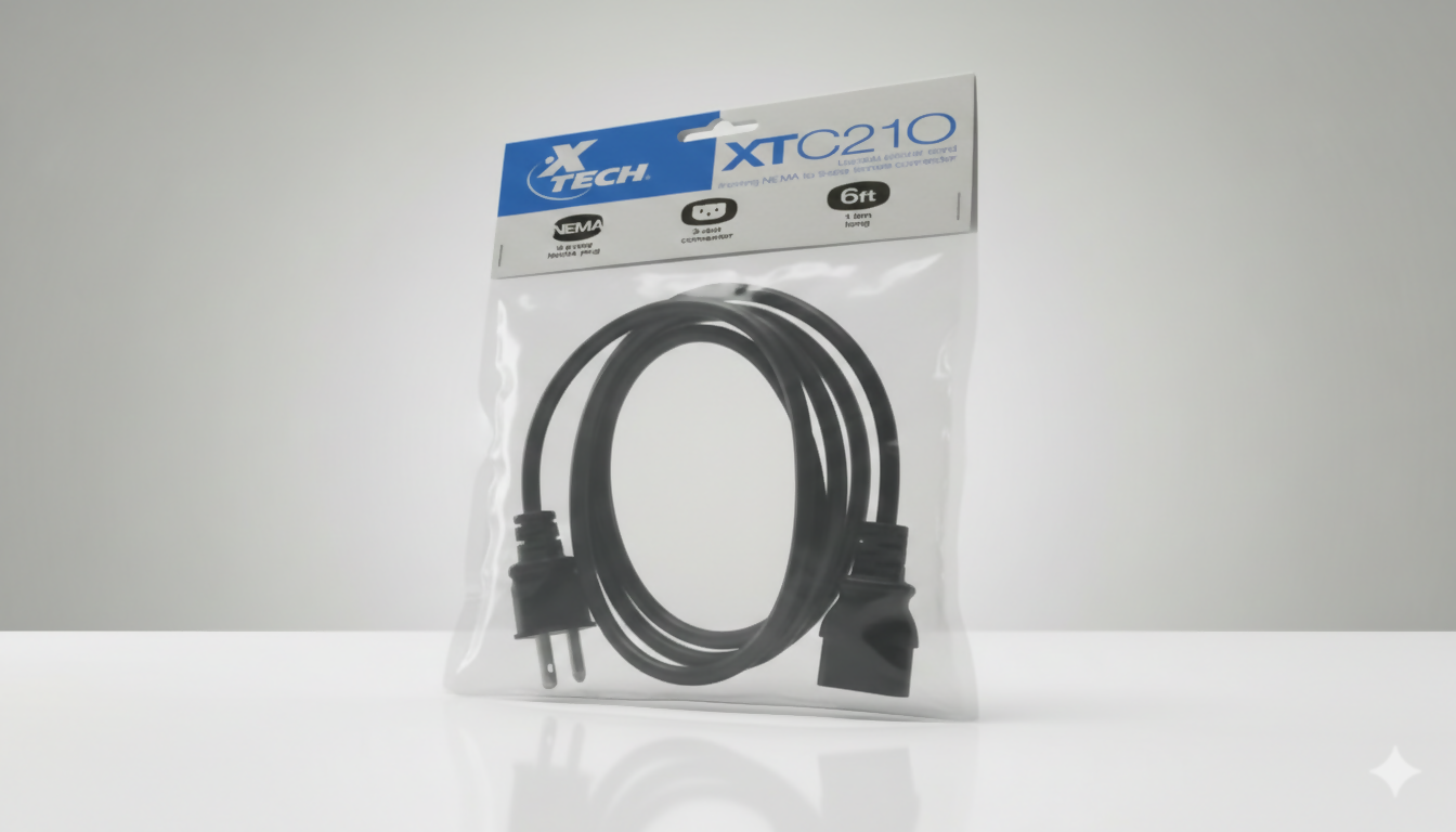 Cable para computadora Largo 1.8m US plug 110eU